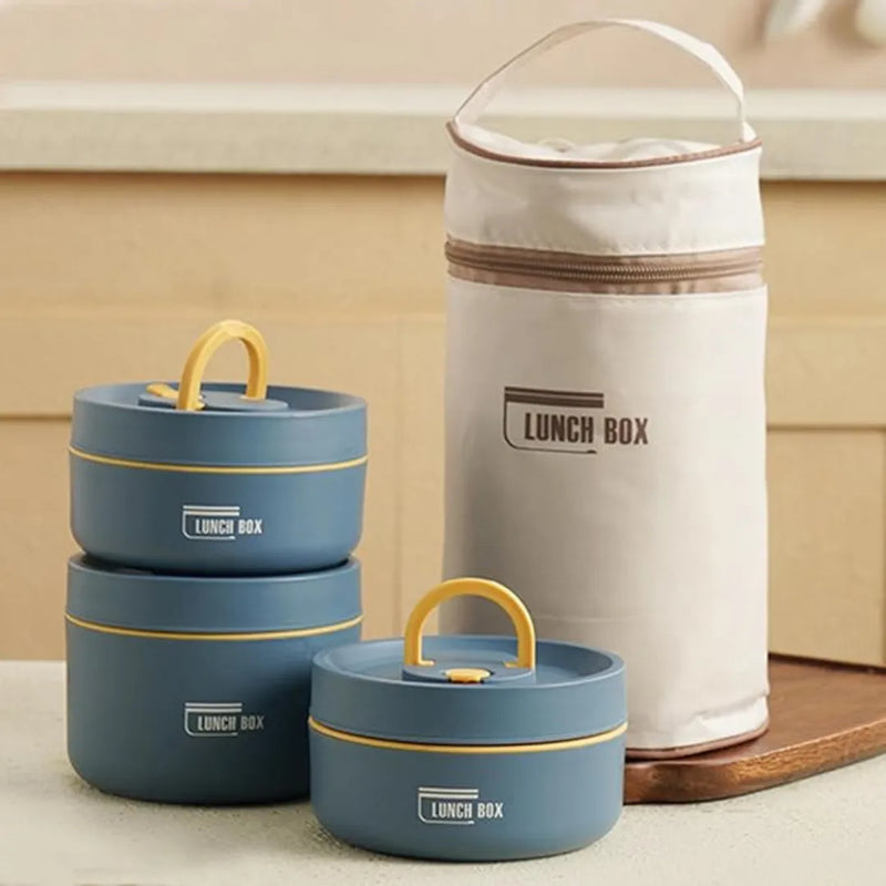 Kit de Potes Térmicos Lunch Box + BRINDES