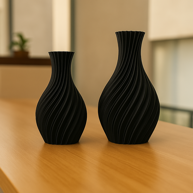 Vasos Decorativos em Espiral - LEVE 2 PAGUE 1