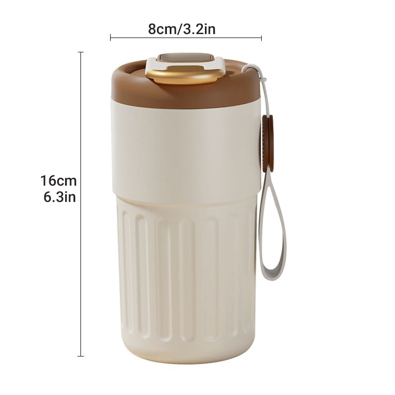 Copo Térmico 450ml Inteligente com Tampa Premium