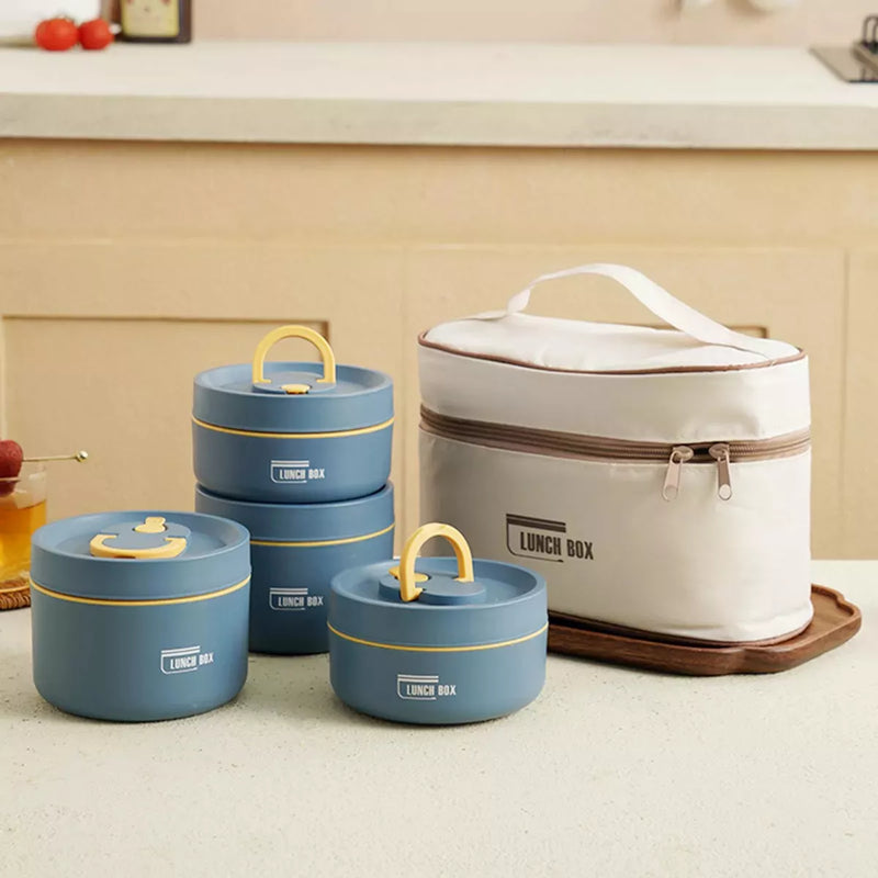 Kit de Potes Térmicos Lunch Box + BRINDES