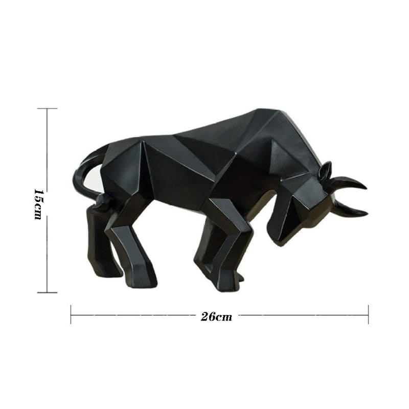 Decoração de Mesa de Resina Estátua Touro