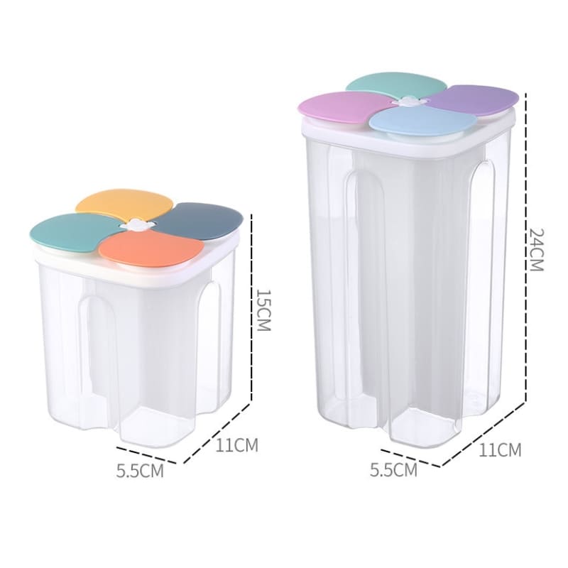 Dispensador Porta Alimentos e Cereais com Divisórias