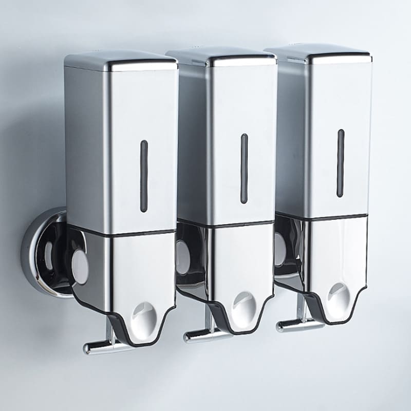 Dispenser de Sabonete Líquido Shampoo Condicionador Quadrado