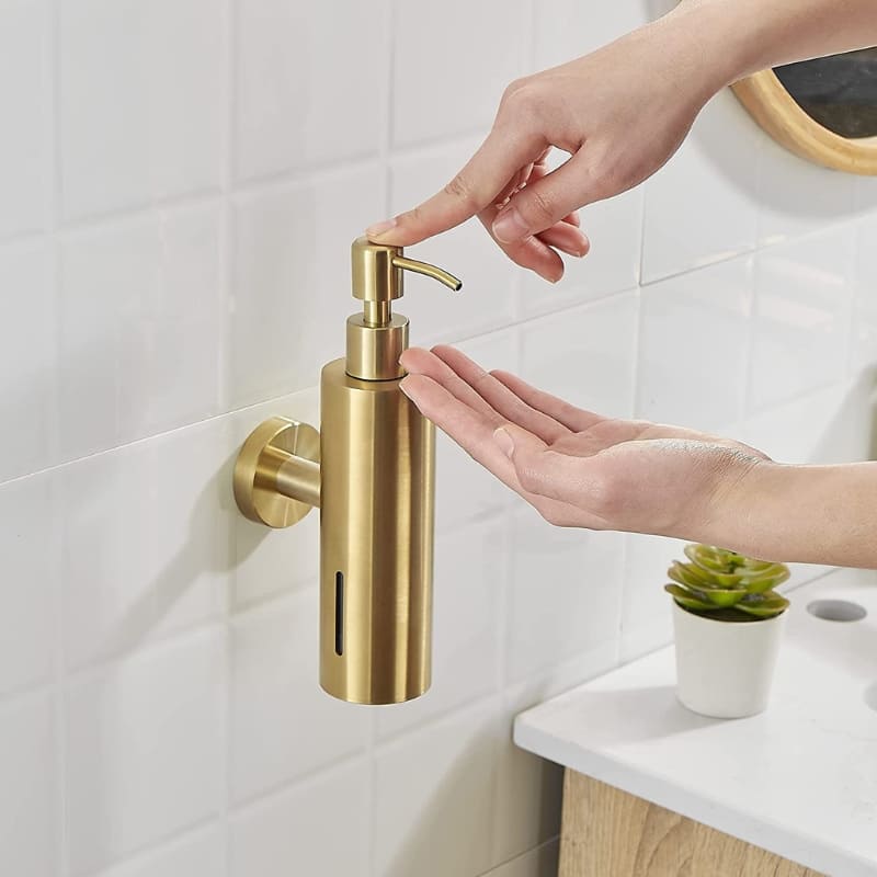 Dispenser de Sabonete Porta Sabonete Líquido de Inox