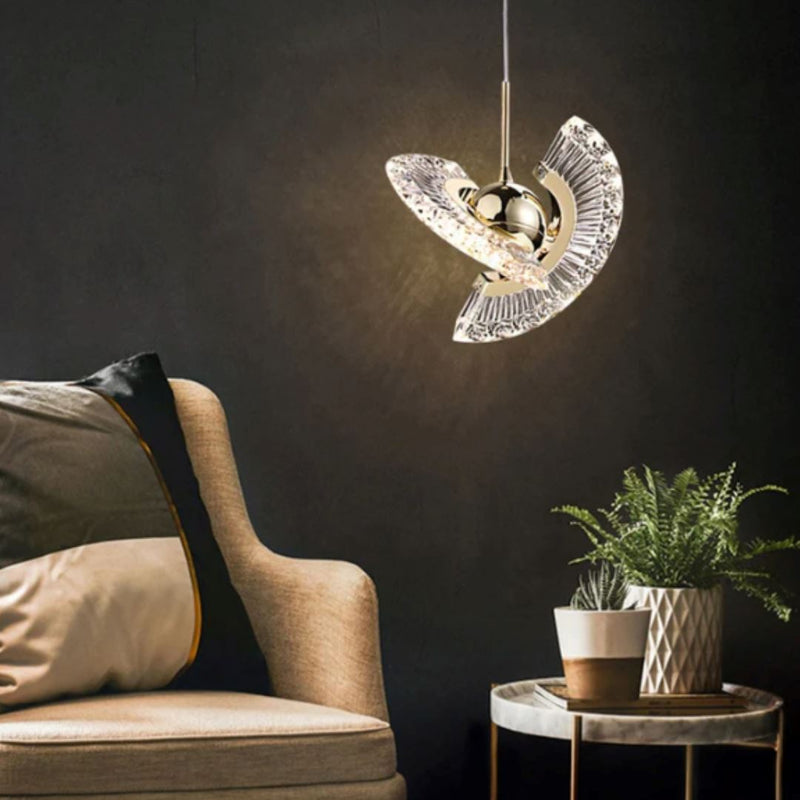 Luminária Lustre Pendente LED Nórdica Luxo 4 em 1