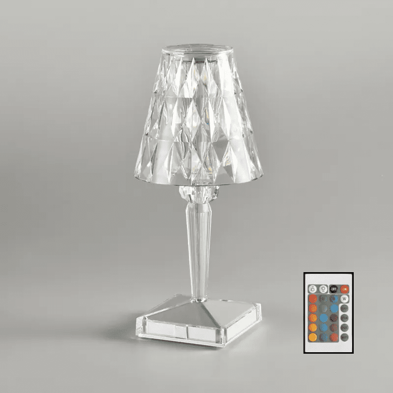 Luminária de Mesa Diamante 3 em 1 Sem Fio
