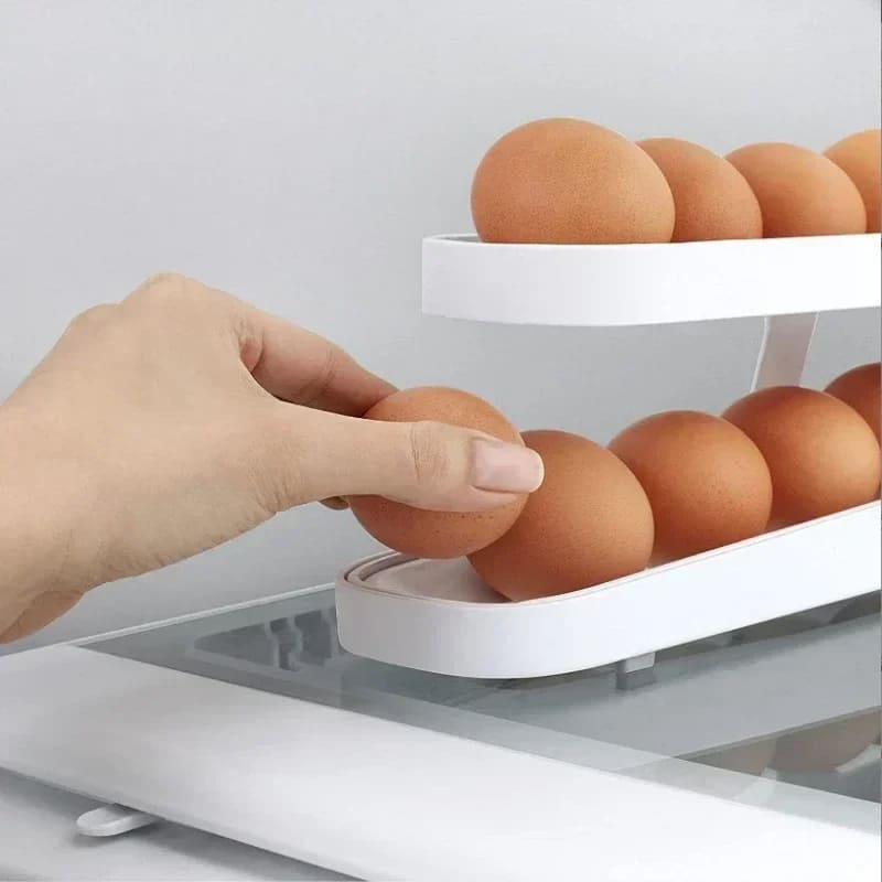 Organizador de Geladeira Porta Ovos Dispenser