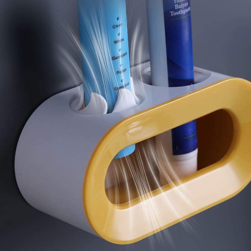Porta Escova de Dente e Pasta Parede Organizador