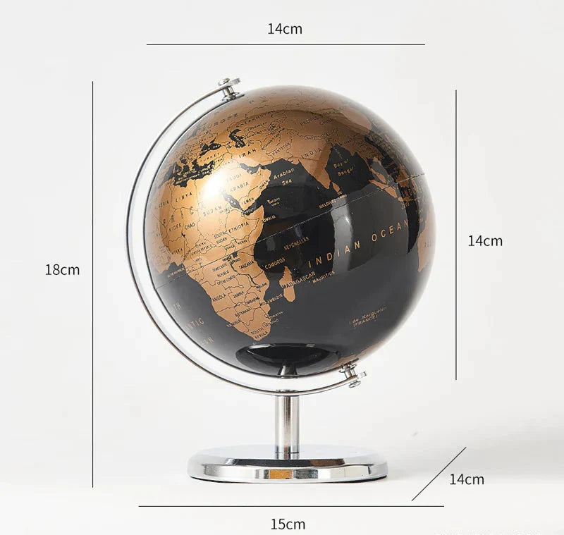 Decoração para Mesa Globo Retrô