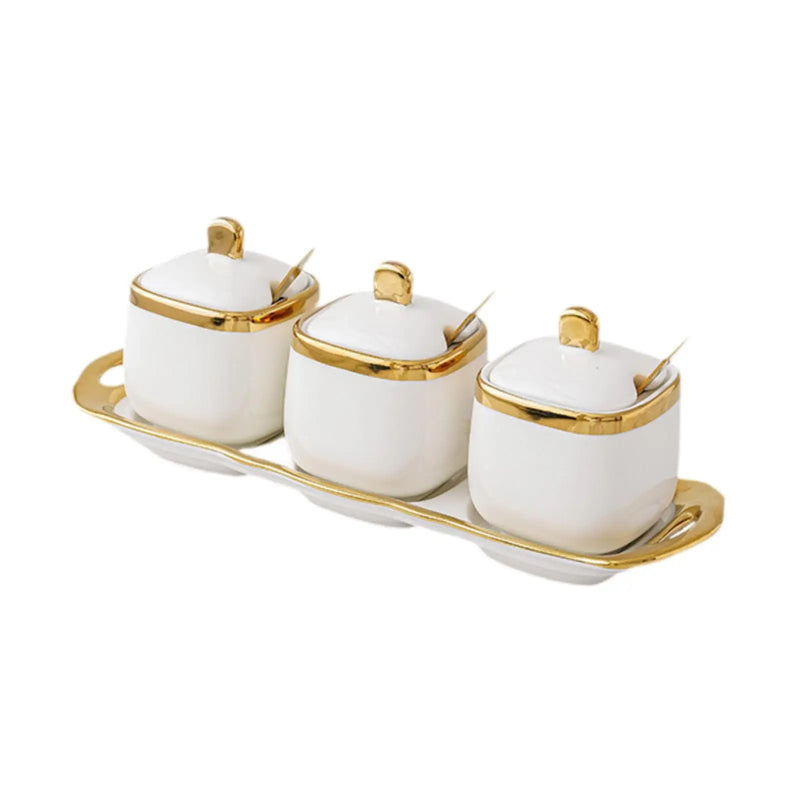 Frasco de Cerâmica Luxo para Condimentos