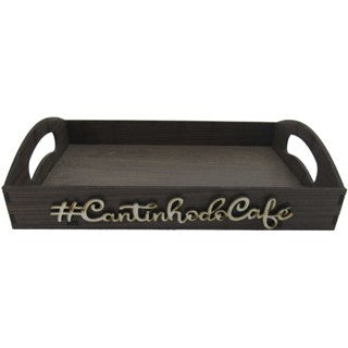 Kit Bandeja C/ 6 Xícaras - Cantinho do Café