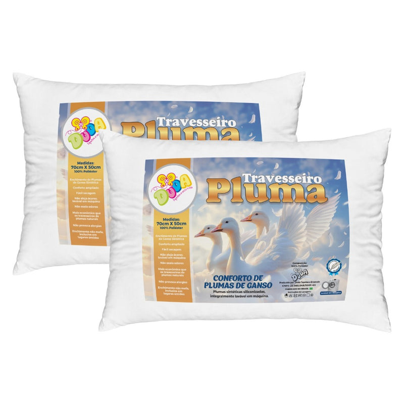 Travesseiros Pluma de Ganso - Extremo Conforto