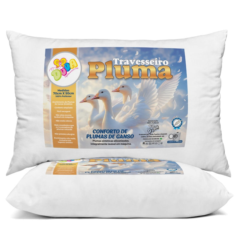 Travesseiros Pluma de Ganso - Extremo Conforto