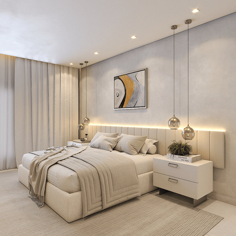 Kit Cabeceiras Estofadas Modulares - Toque de Sofisticação para seu Quarto