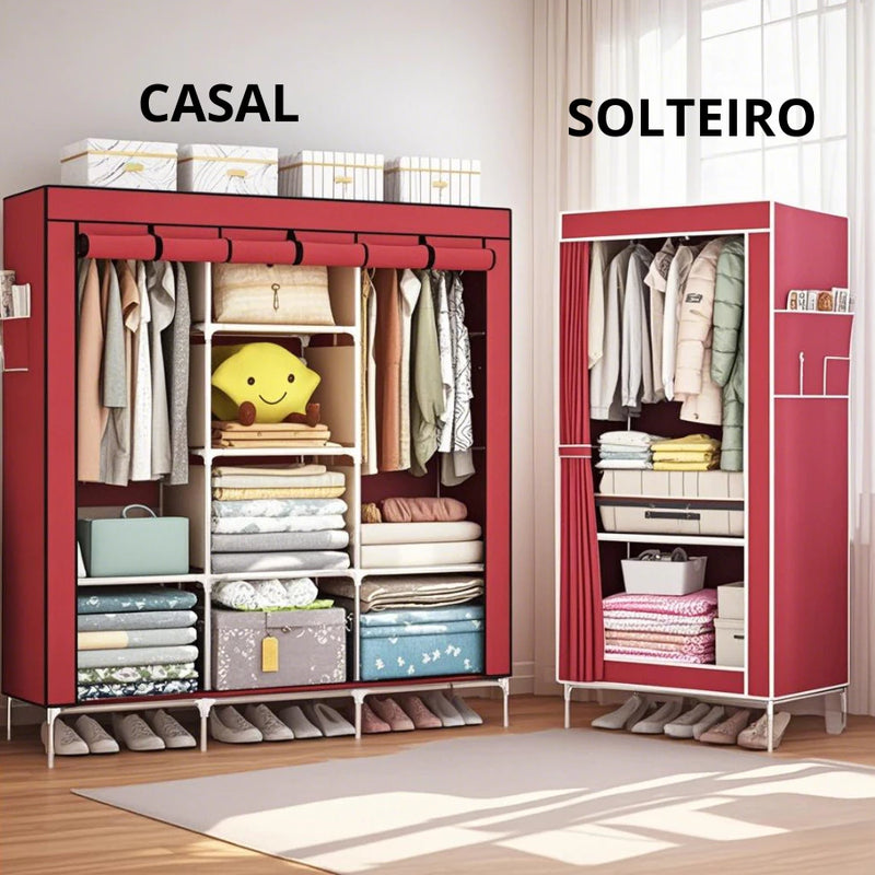 Guarda-Roupa Portátil Desmontável - Prático e Funcional