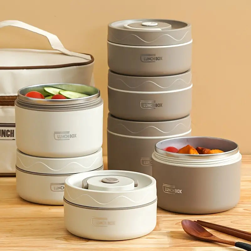 Kit de Potes Térmicos Lunch Box + BRINDES
