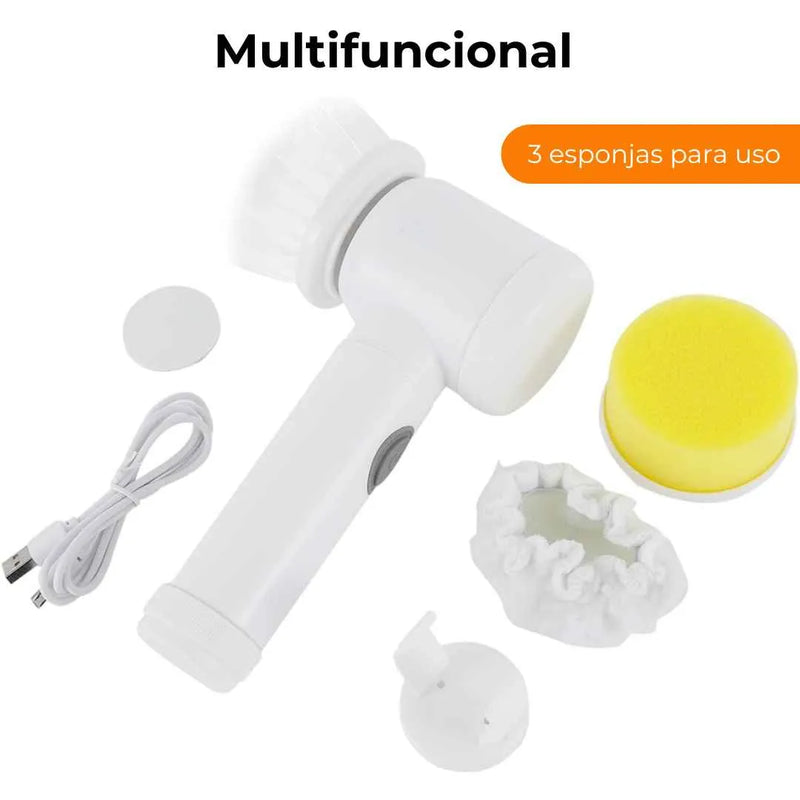 Escova Elétrica Scrub Multifuncional