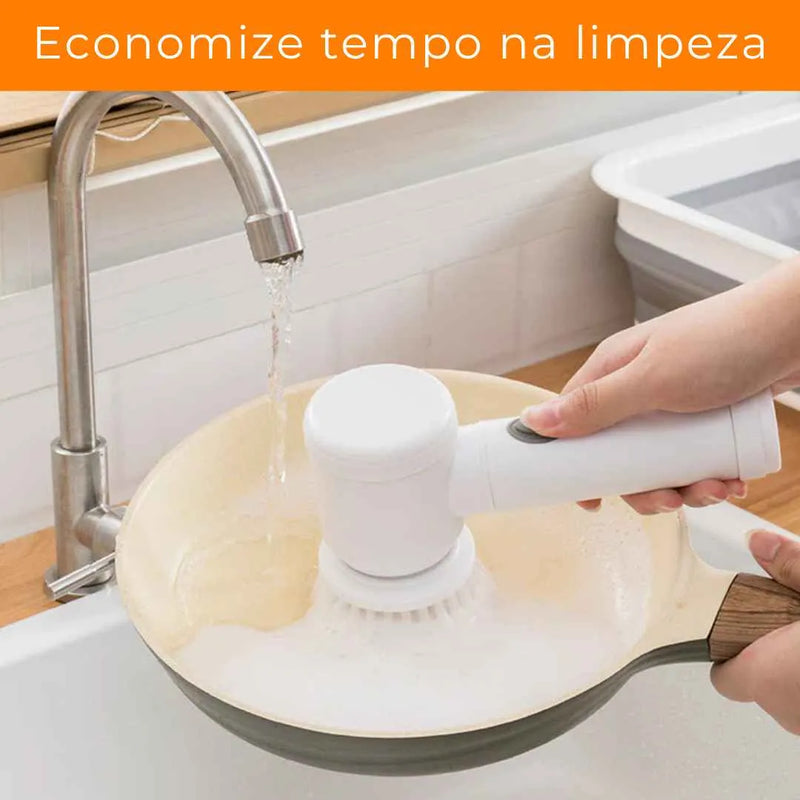 Escova Elétrica Scrub Multifuncional