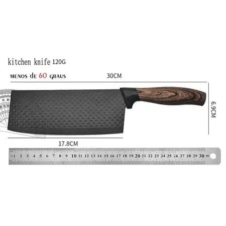 Conjunto de Facas Inox Antiaderente – 6 Peças